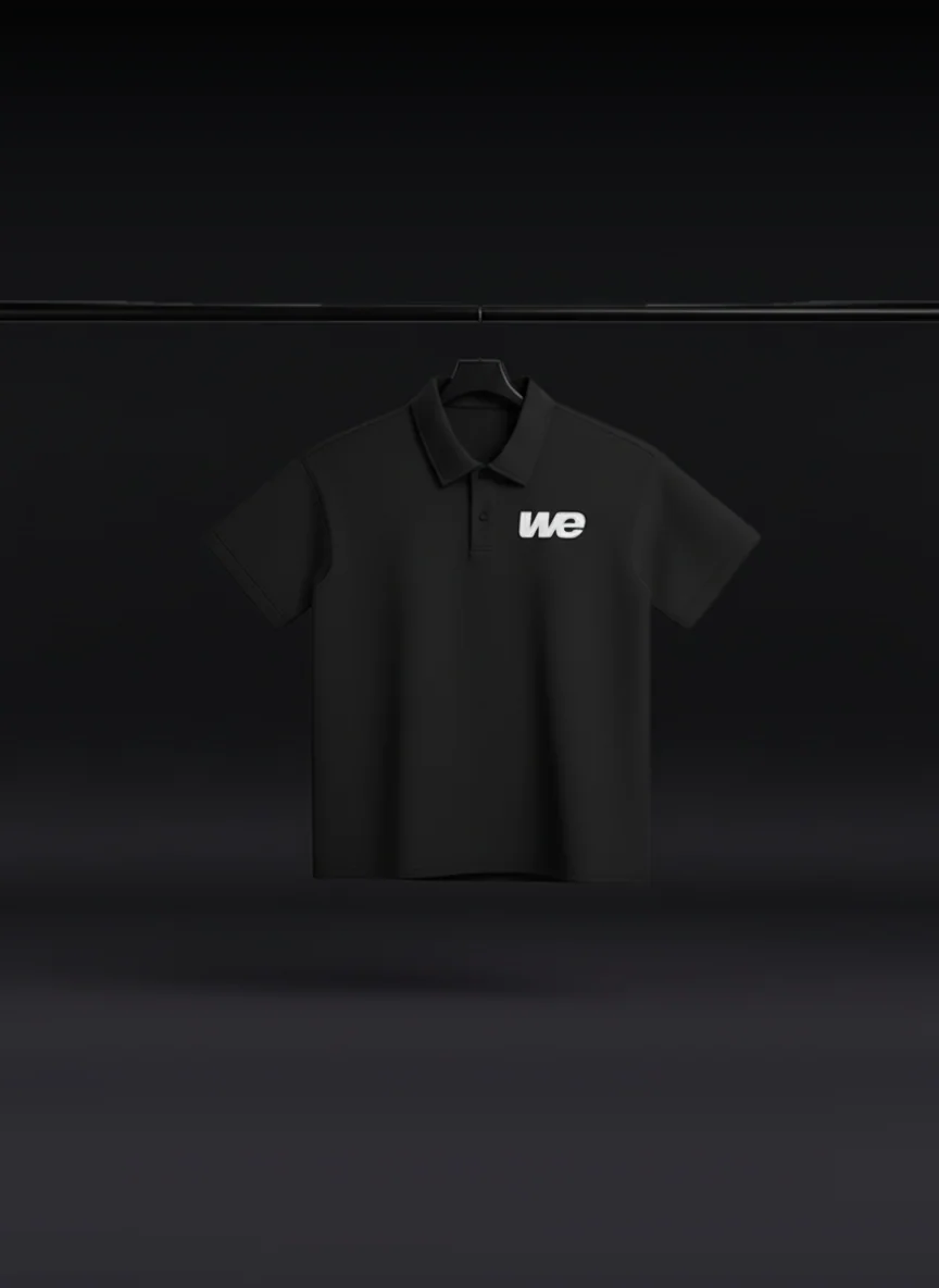 WE Club Polo in Blackout