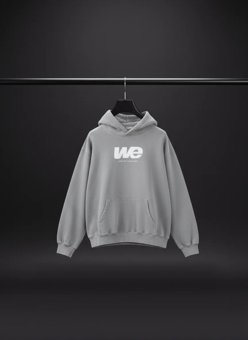 WE Hoodie in Silver Mist