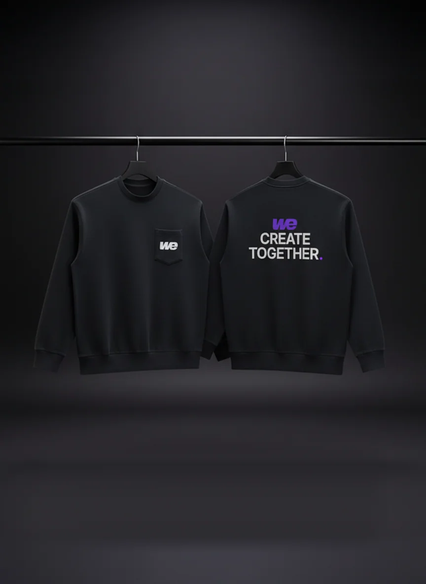 WE Pocket Crew in Noir