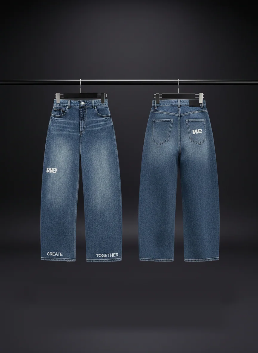 WE Sun Fade Denim in Sun Fade